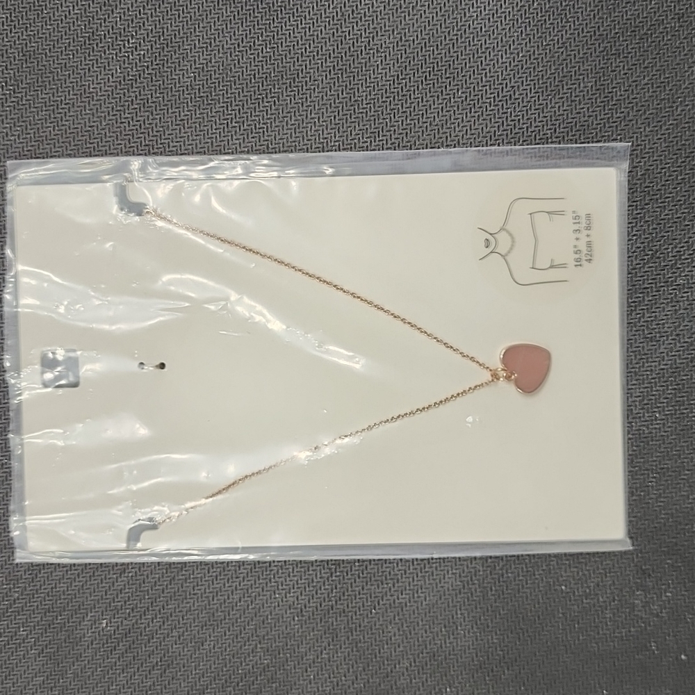 Rose gold necklace